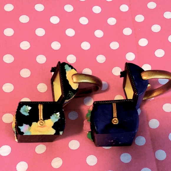 🌷HP Set of 2 Miniature purse keep sakes boxes - Picture 10 of 13